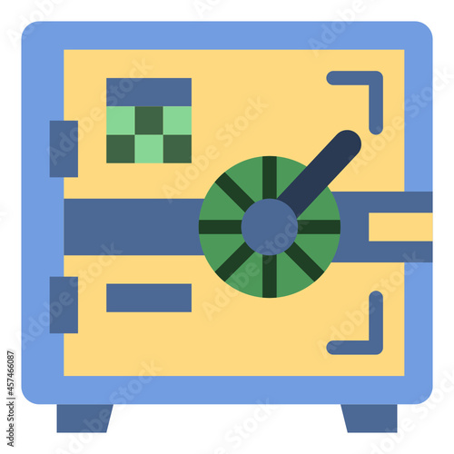 safebox flat icon