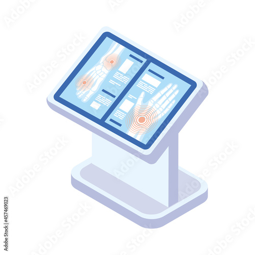 medical board with xray results