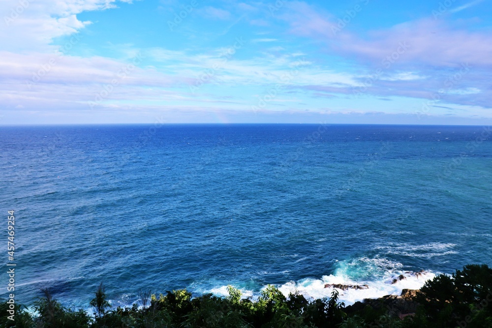 blue sky and sea