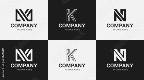 Set of Logo Letter Design Vector Template