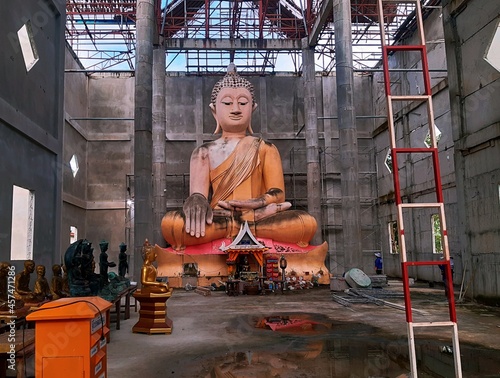 Buddhist Temple Under Construction