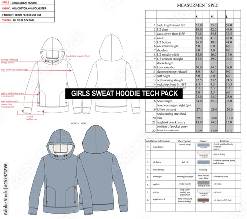 Hoodie tech pack