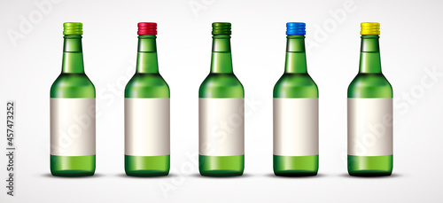 Korean Soju bottles