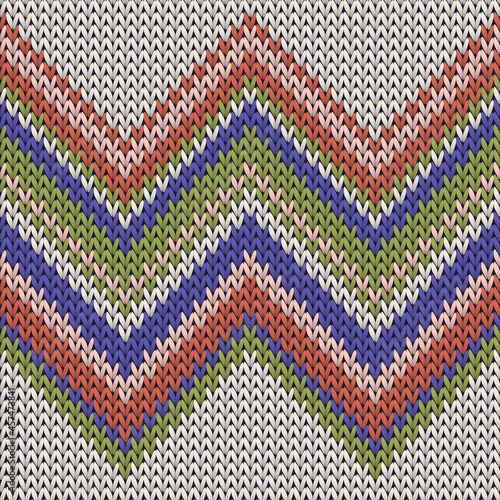 Cashmere zig zal lines knit texture geometric