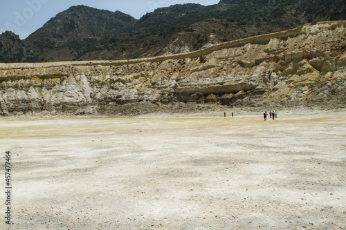 Stefanos crater. The volcano on the island of Nisyros