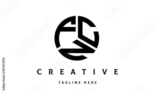 FCN creative circle three letter logo