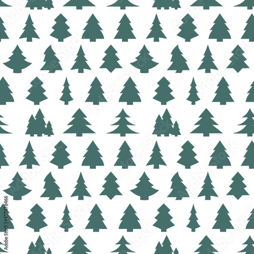 Christmas tree seamless pattern, Xmas fir texture background