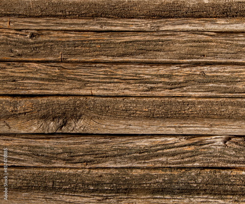 very old shabby dark wood planks empty background