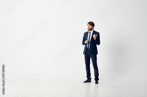 bearded business man posing executive office Studio © SHOTPRIME STUDIO
