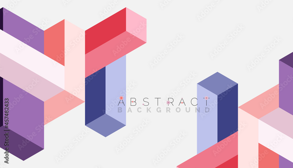 Abstract background. 3d cubes, cubic elements and blocks. Techno or business concept for wallpaper, banner, background, landing page Abstract background. 3d cubes, cubic elements and blocks. Techno or business concept for wallpaper, banner, background, landing page