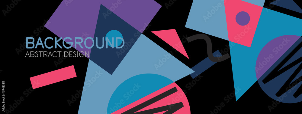 Abstract background with blocks, lines, geometric shapes. Techno or business concept for wallpaper, banner, background, landing page Abstract background with blocks, lines, geometric shapes. Techno or business concept for wallpaper, banner, background, landing page