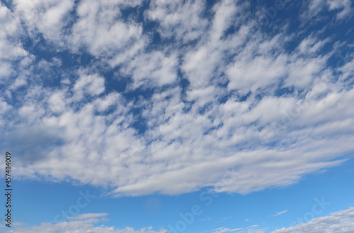 Photography amazing background with lots of white clouds and blue sky
