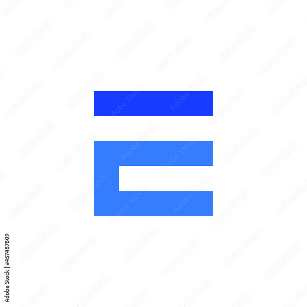 E Logo icon design with simple style E Logo icon design with simple style