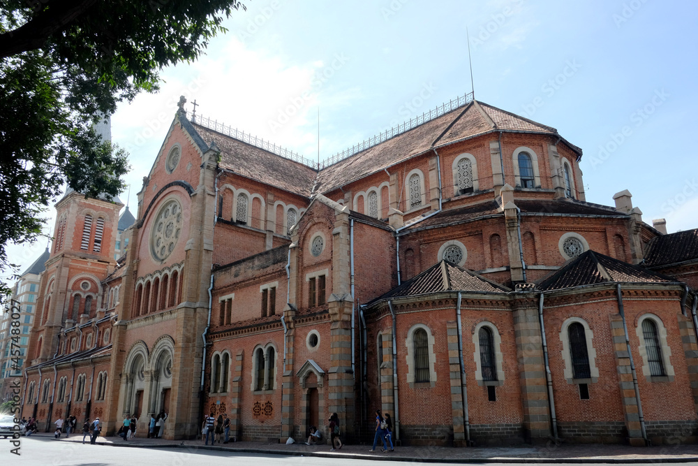 Notre Dame Cathedral Saigon, Vietnam, Ho Chi Minh. Part 2.