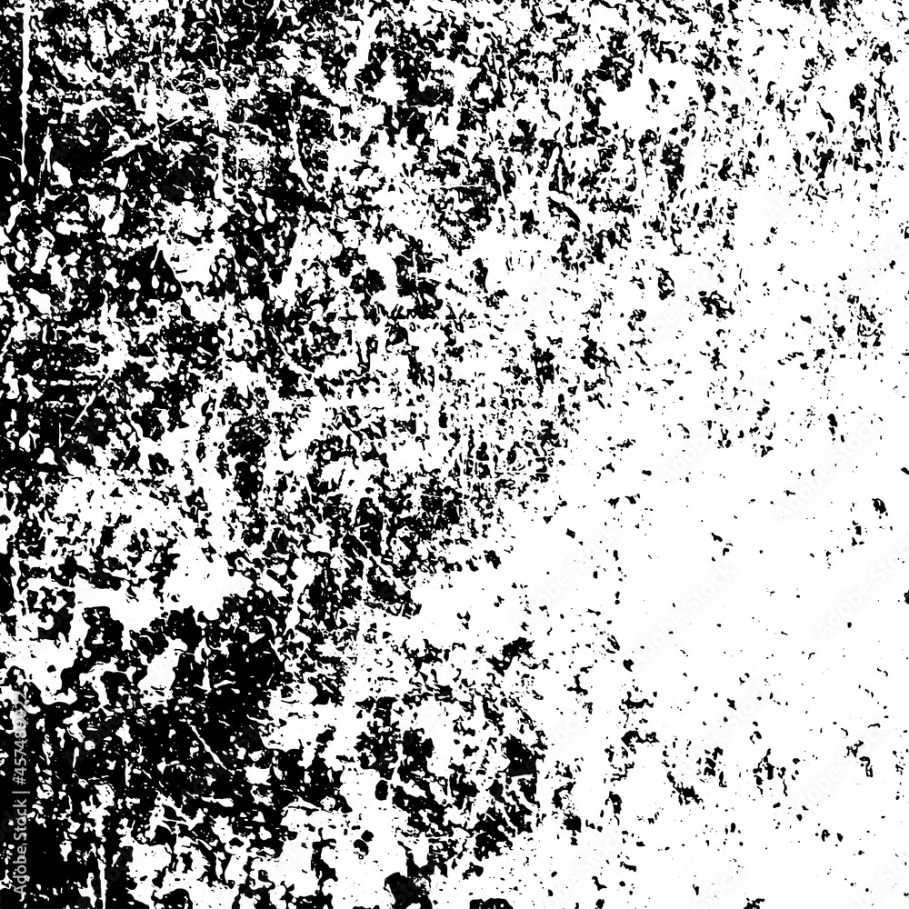 Black and white grunge background. Abstract texture vector