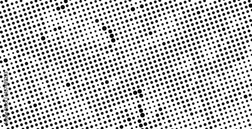 The halftone texture is monochrome. Vector chaotic background