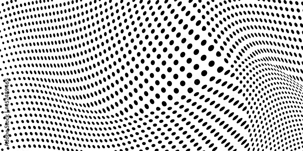The halftone texture is monochrome. Vector chaotic background. The halftone texture is monochrome. Vector chaotic background.