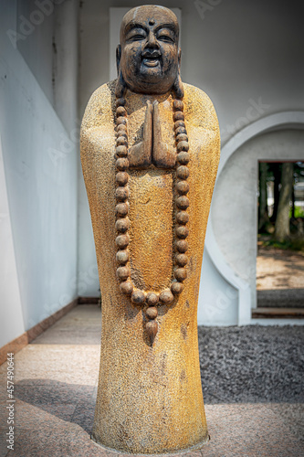 Yangtorp Sanctuary Buddhist Monk Statue photo