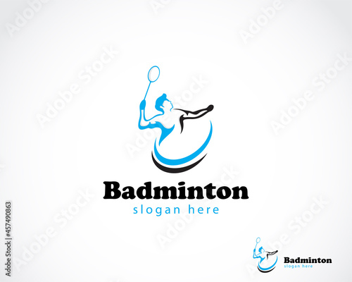badminton logo creative sport logo creative champions athletic