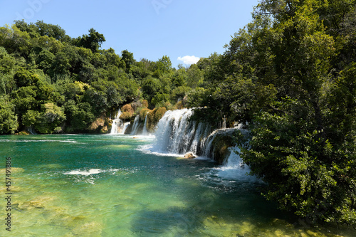 Fototapeta Naklejka Na Ścianę i Meble -  waterfall in Krka National Park