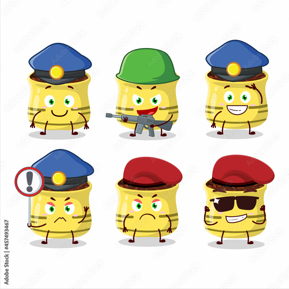A dedicated Police officer of dried tomato mascot design style A dedicated Police officer of dried tomato mascot design style