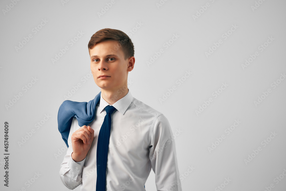 business man manager office professional self confidence light background business man manager office professional self confidence light background