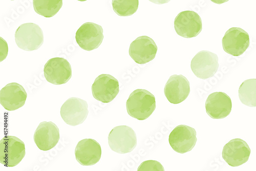 Green round seamless pattern wallpaper vector design