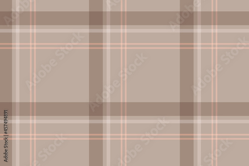 Brown tartan seamless pattern background vector template