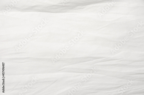 Ripple white fabric texture background.