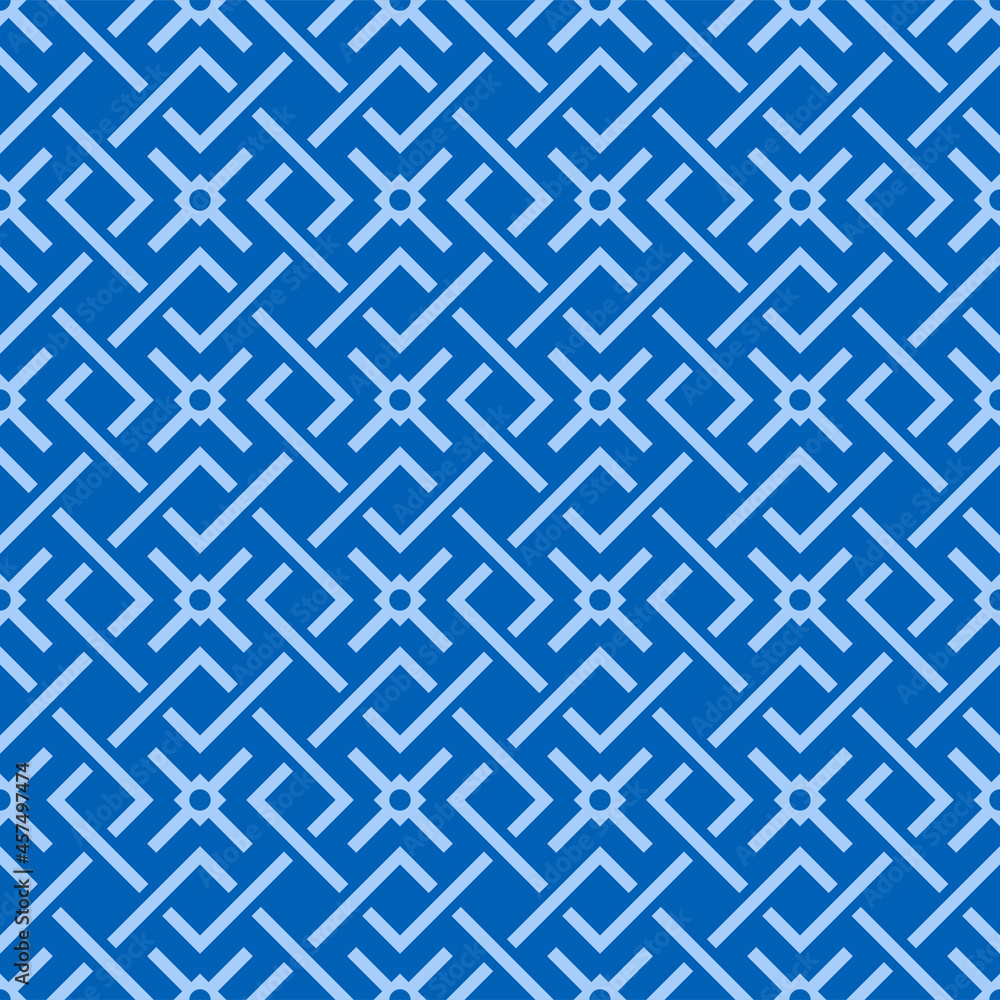 Japanese Diamond Maze Vector Seamless Pattern Japanese Diamond Maze Vector Seamless Pattern