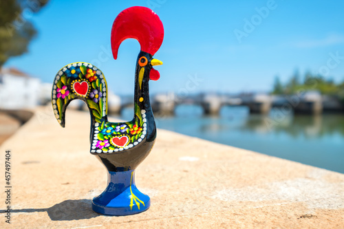 Obraz na płótnie Rooster of Barcelos. Tavira, Portugal w salonie
