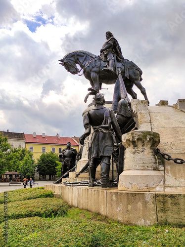 Matthias Corvinus Monument in Cluj-Napoca, Romania