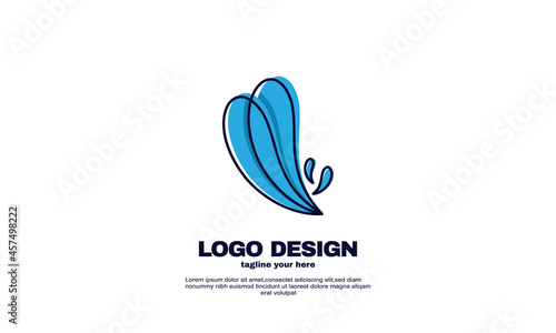 abstract business company design logo corporate identity