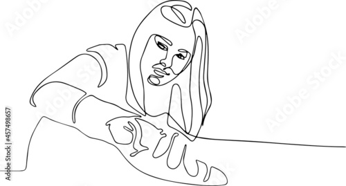 Cleaning and wiping the table with microfiber cloth in theliving room. Woman hand doing chores with disinfectant spray and microfiber cloth at home concept of disinfection. Vector illustration