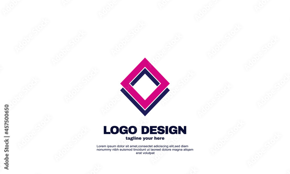 stock illustrator creative business corporate company elegant idea design logo branding identity design vector colorful