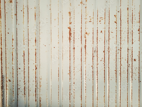 Dirty rust wall, sheet metal background