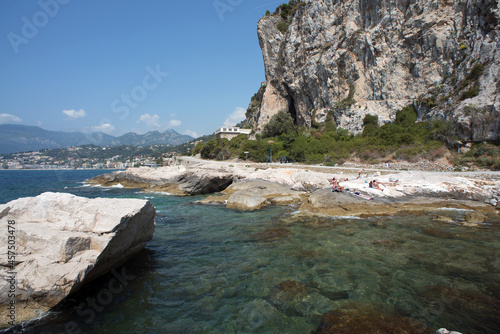 rocky coast of the sea france 