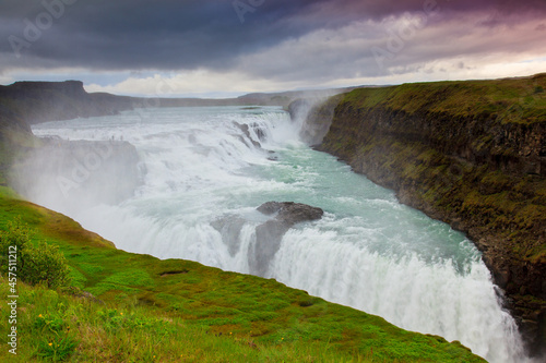 Wodospad Gullfoss, Islandia © Przemysław