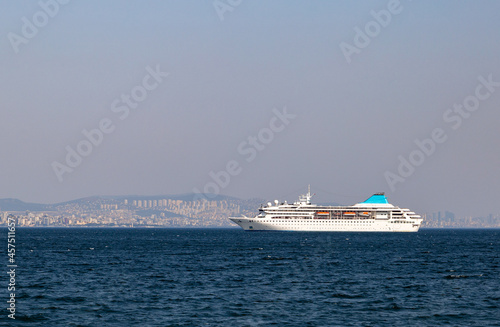 Cruise ship in Marmara sea © Sergey Fedoskin