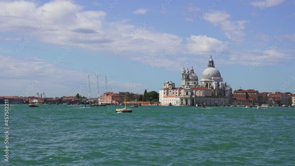Panoramic view of San Giorgio Maggiore island and St. Marco square in Venice, Veneto, Italy Panoramic view of San Giorgio Maggiore island and St. Marco square in Venice, Veneto, Italy
