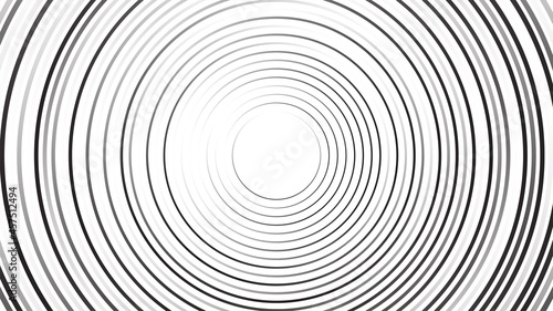 Black and white background. Abstract waves line stripes. Vector.