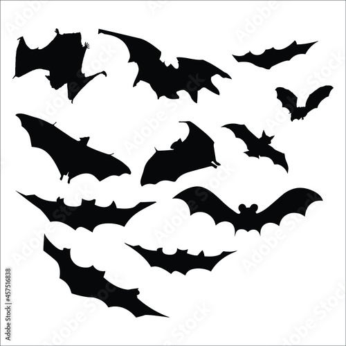 helowin bat black vector material