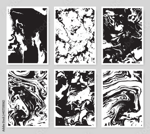 Marble acrylic texture set....