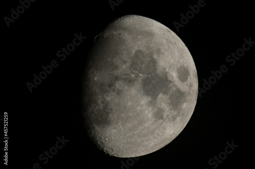 Waxing gibbous moon taken on September 16th 2021 in Barnsley, UK