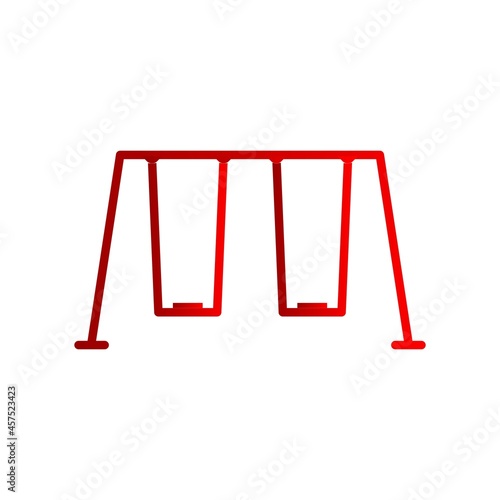  Swing Vector Glyph Gradient Icon Design