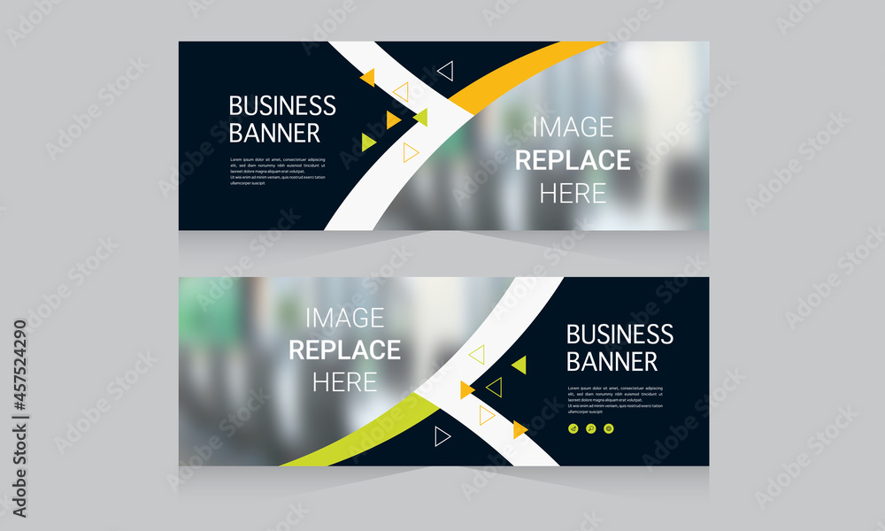 Fototapeta premium professional corporate business banner design