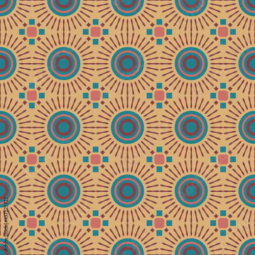 Seamless African Design Pattern for Fabric and Textile Print