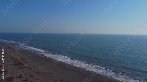 wide shot of the beach in Ocos, Guatemala photo