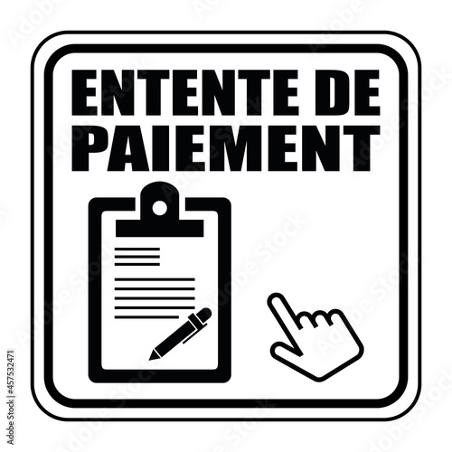 Logo entente de paiement.