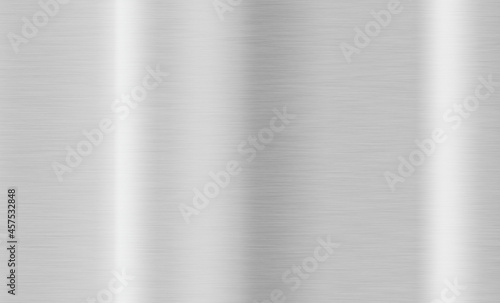 光沢のある高級な銀色の背景素材。シルバープレートテクスチャ。